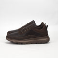 Real Shoes Baskets Marron Confortables Homme