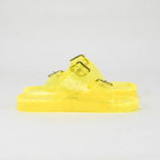 André Sandales Translucides Jaunes Femme
