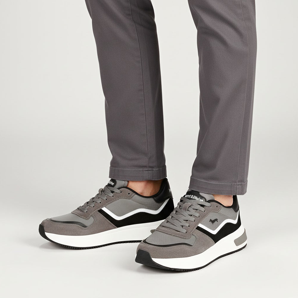 Harmont & Blaine Sneakers Suede et Tissu Technique Homme