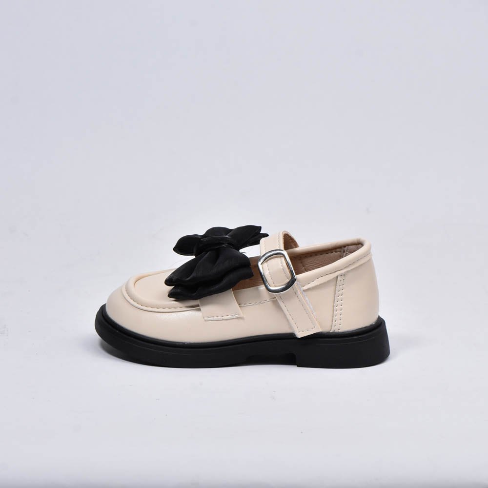 Générique Ballerines Princesse Beige avec Noeud Fille
