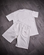 Kimland Ensemble Short et T-shirt Imprimé Blanc Homme