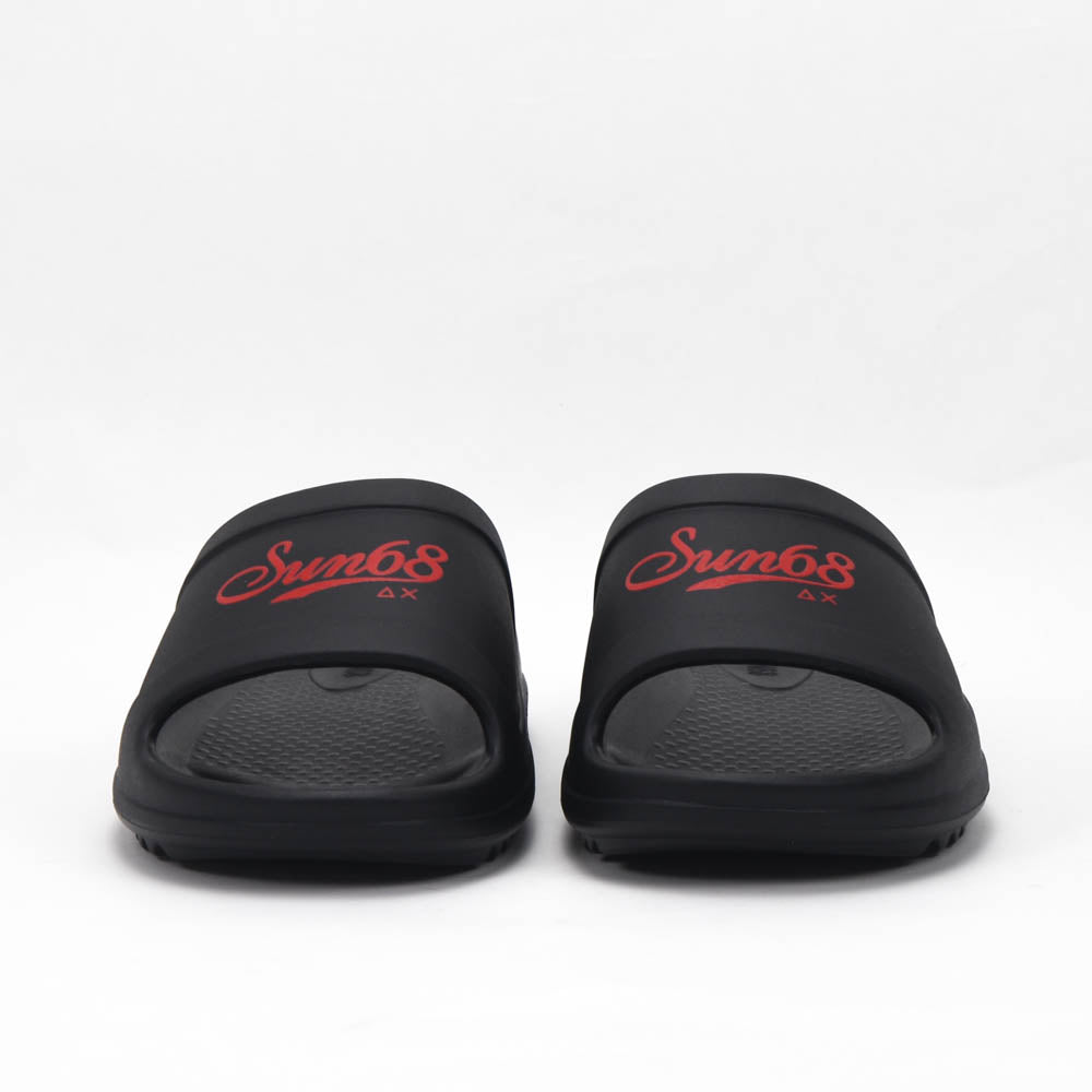 SUN68 Claquettes Logo Contrasté Confortables Homme