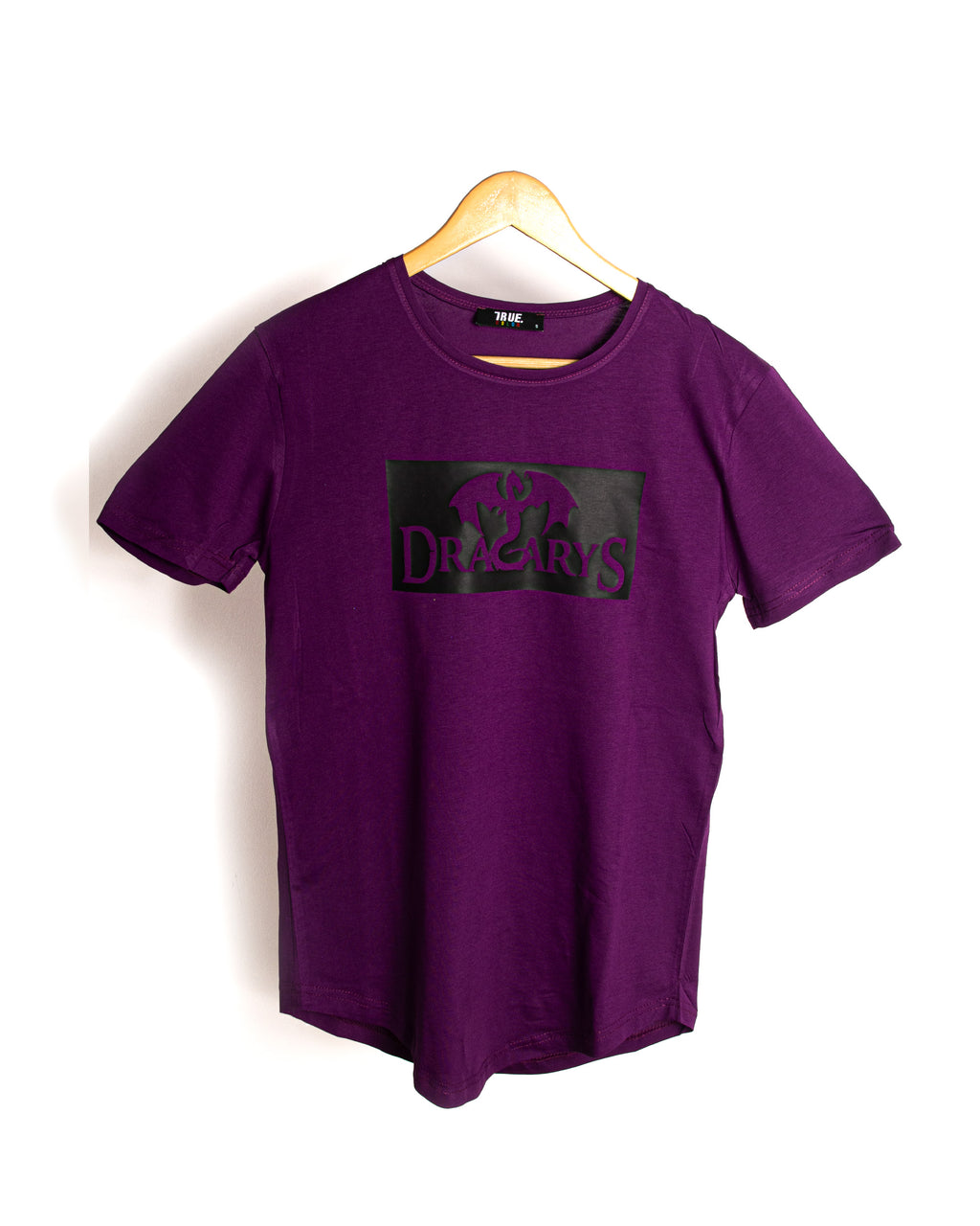 T-shirt Violet Imprimé Dracarys Homme