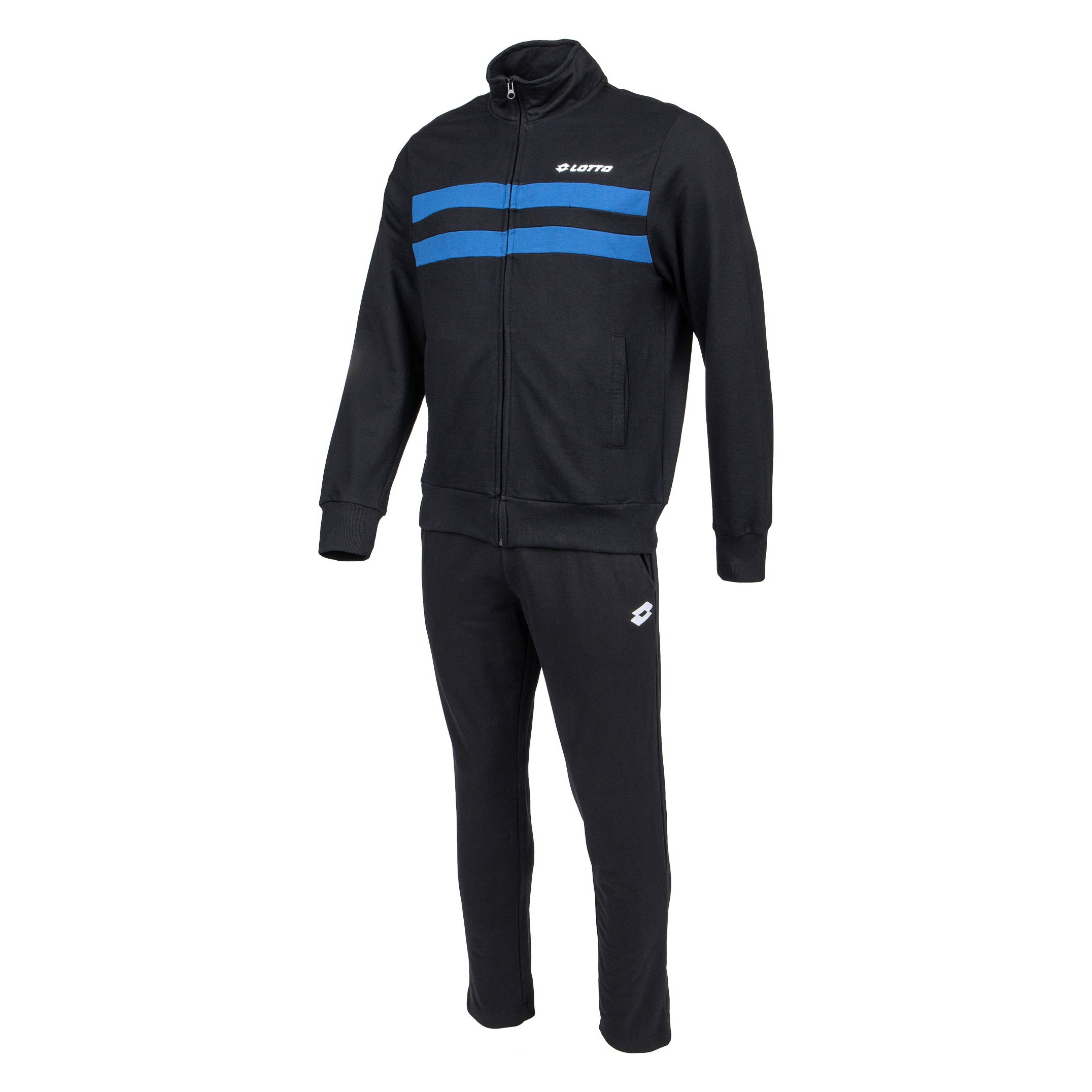 Lotto Survêtement Sportswear Confortable Noir et Bleu Homme