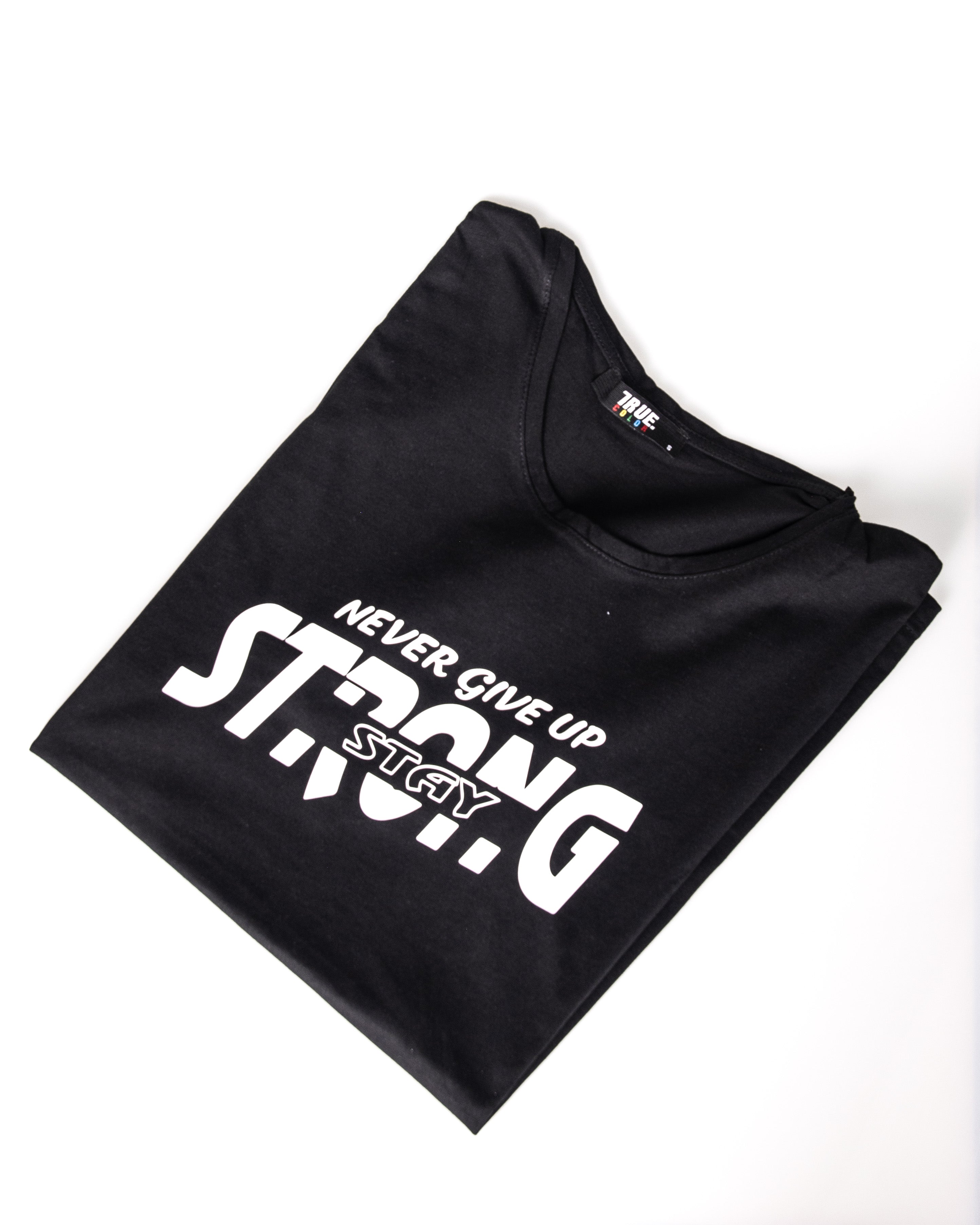 T-shirt NOIR  * STRONG STAY*
