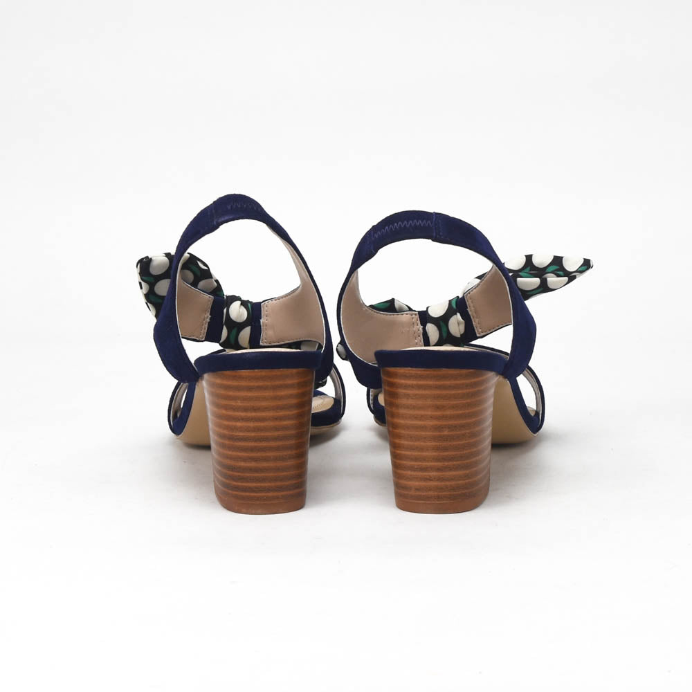 André Sandales à Talons et Nœud Imprimé Femme