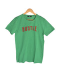 T-shirt VERT LOGO ROUGE HUSTLE