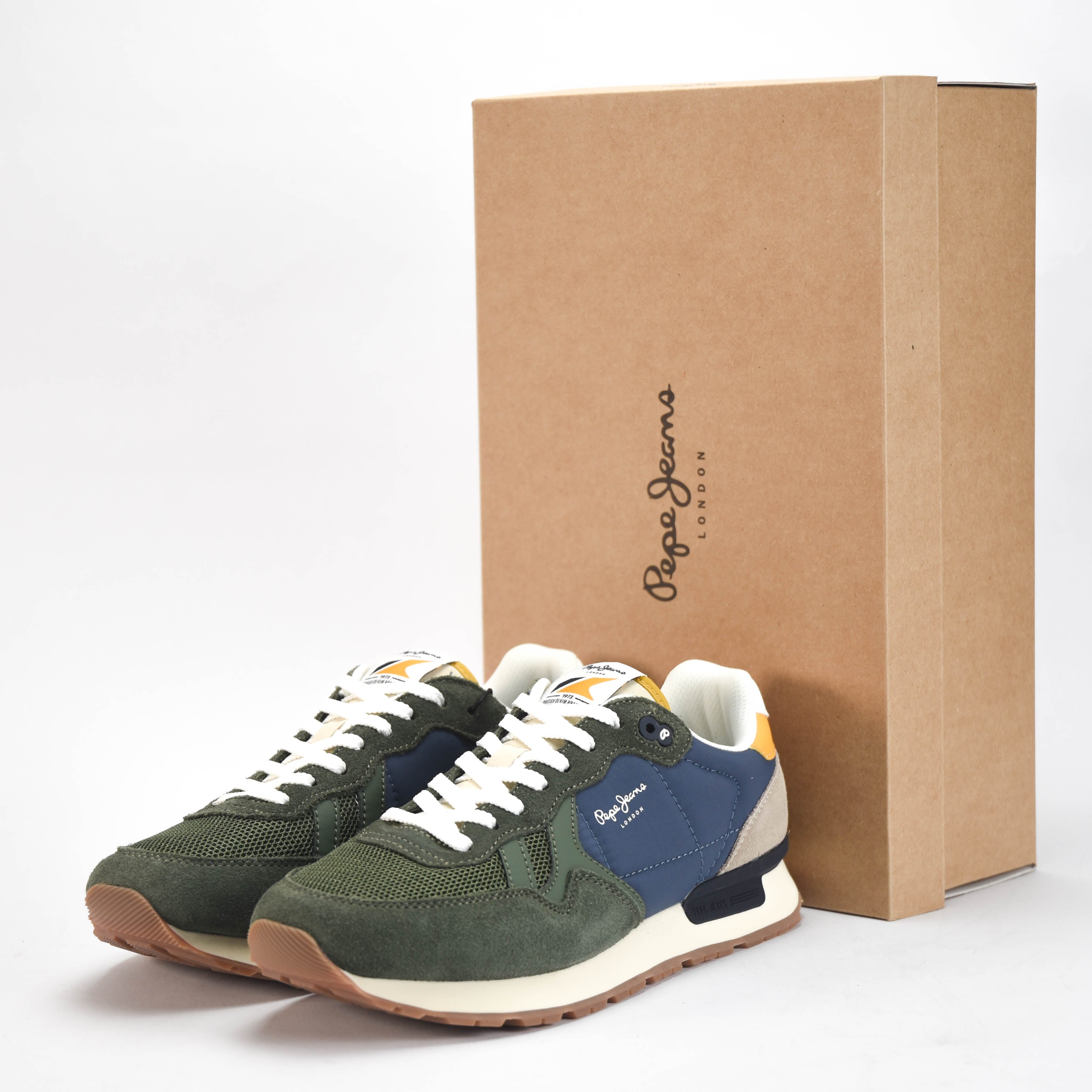 Pepe Jeans Sneakers Rusper Style Rétro Multicolore Homme