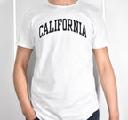 Kimland T-shirt Blanc Imprimé California Homme