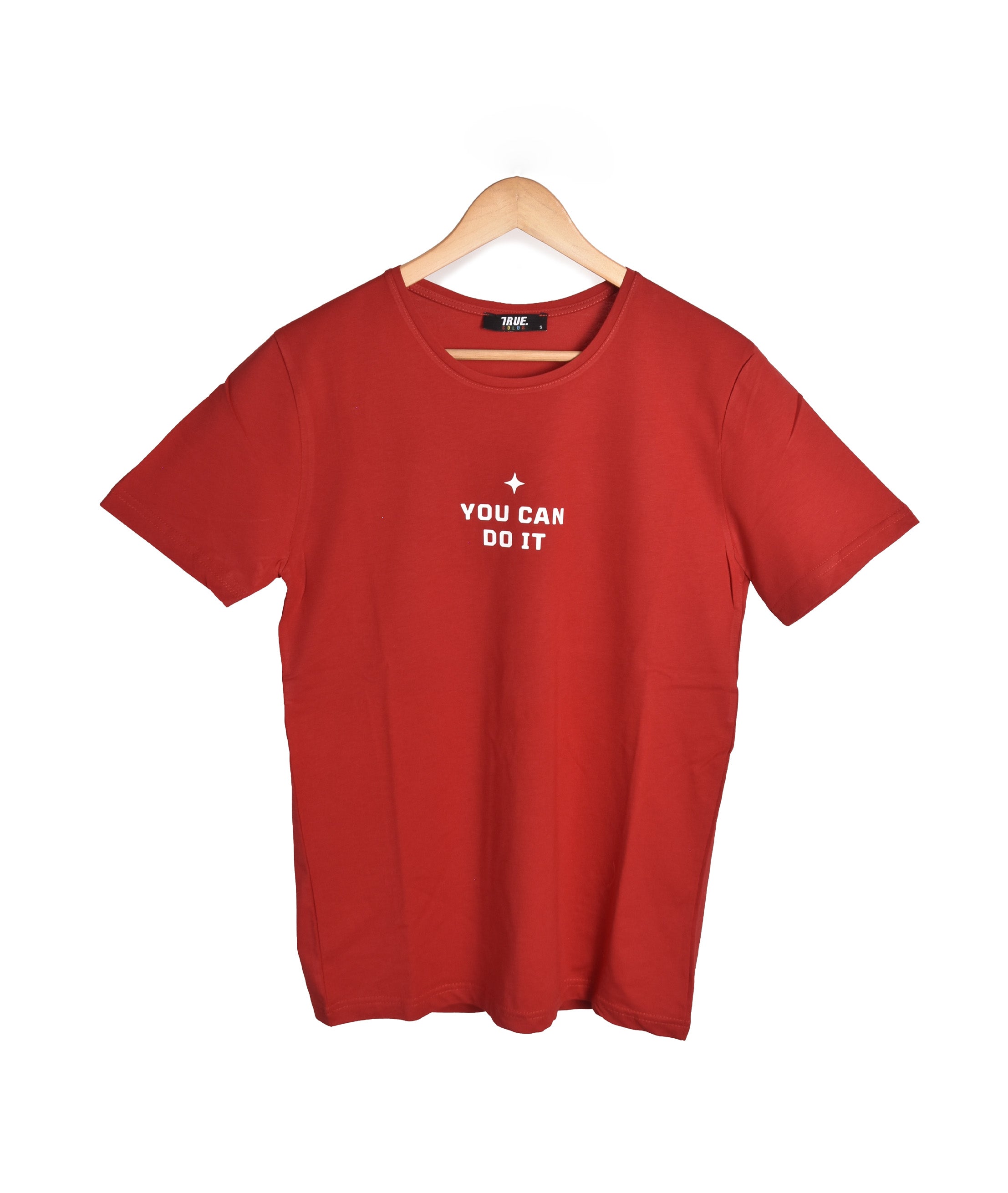 T-shirt ROUGE *YOU CAN DO IT*