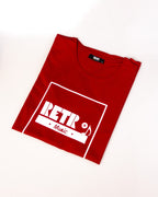 T-shirt ROUGE RETRO MUSIC