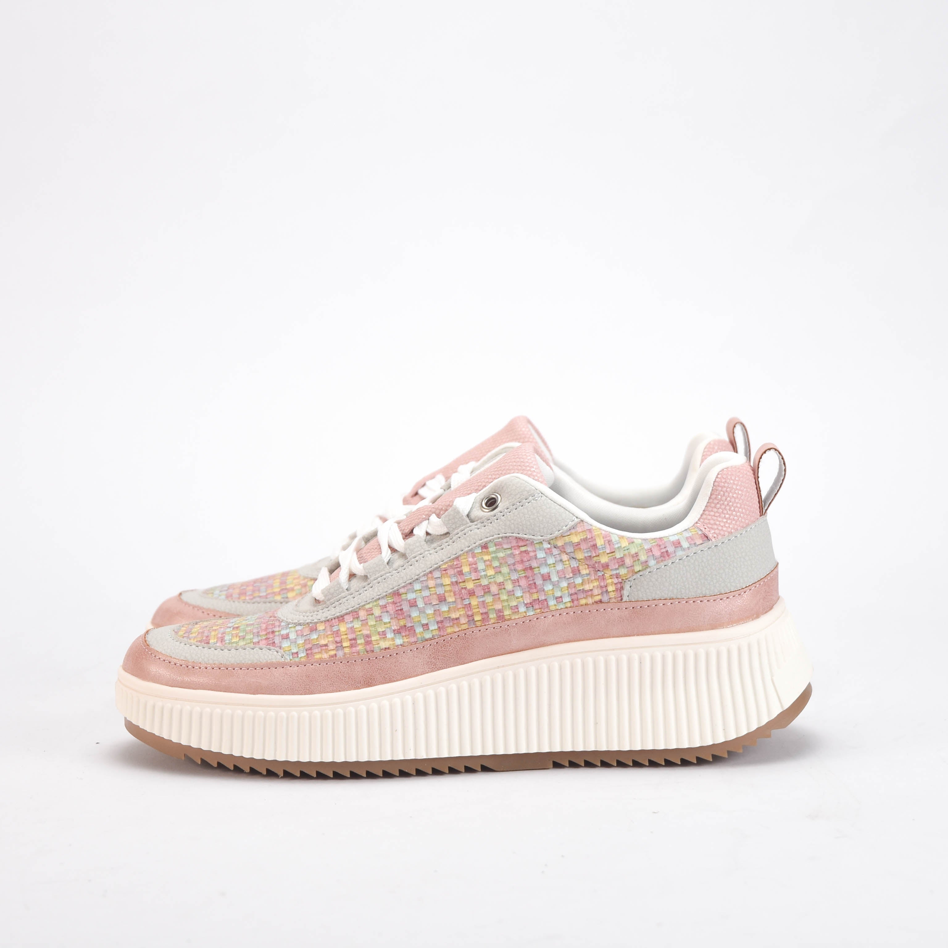 Street Life Baskets Plateforme Multicolores Femme