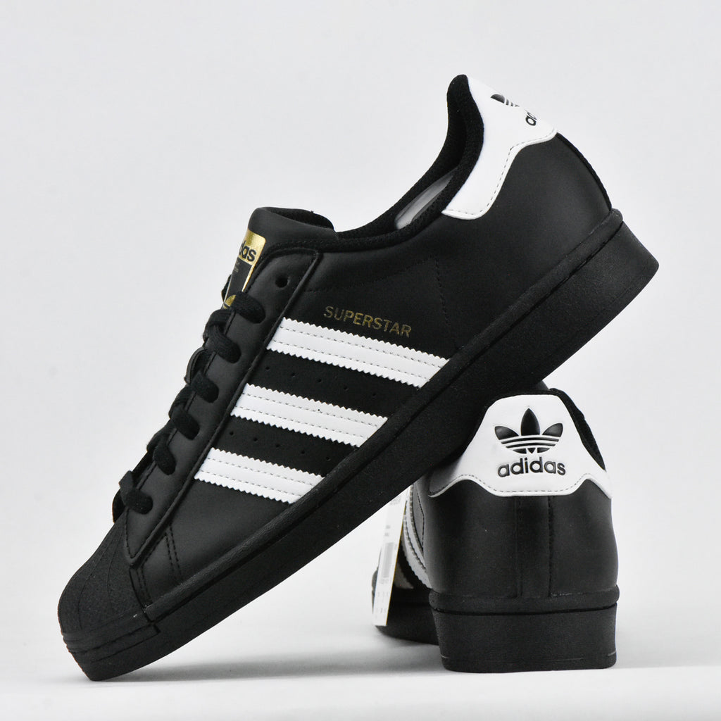 Adidas Superstar Baskets Classiques Noir et Blanc Homme