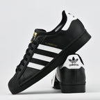 Adidas Superstar Baskets Classiques Noir et Blanc Homme