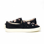 André Slip-on Femme Ornées de Fleurs et Strass
