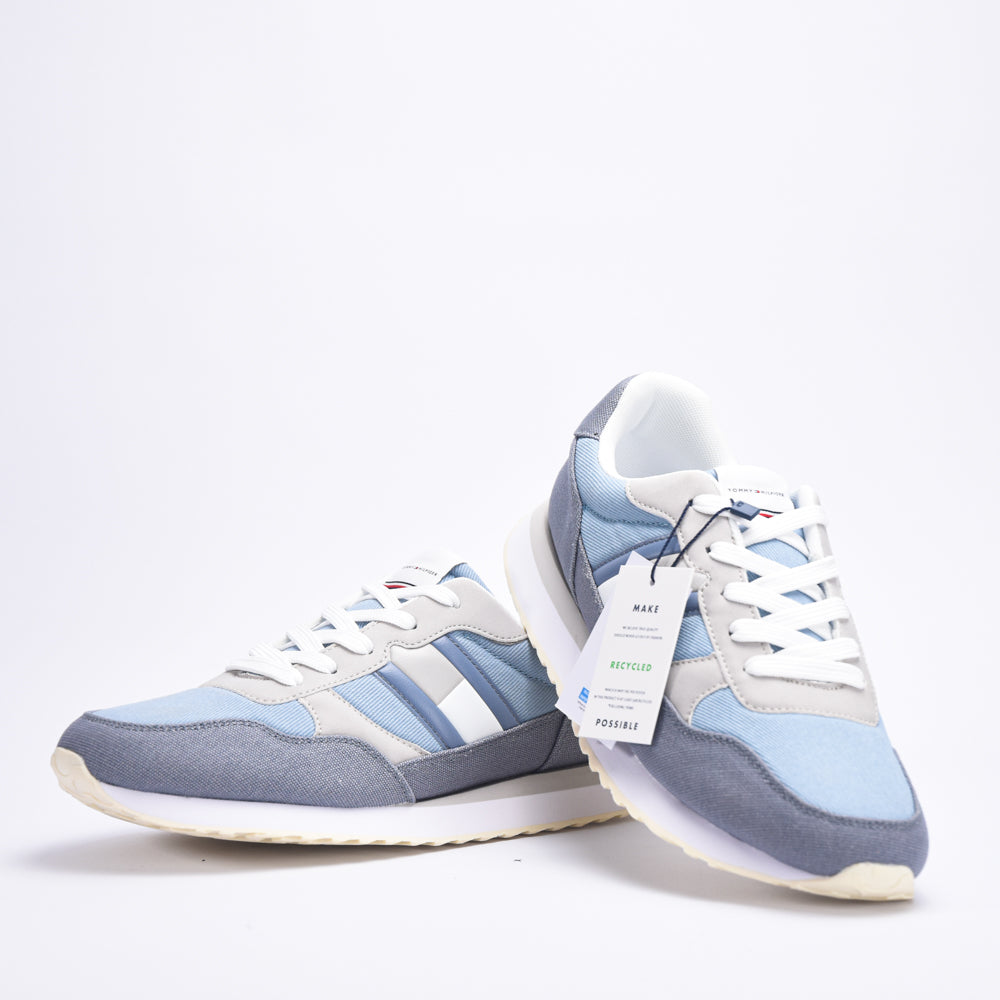 FLAG LOW CUT LACE-UP SNEAKER DENIM/GREY﻿ 5