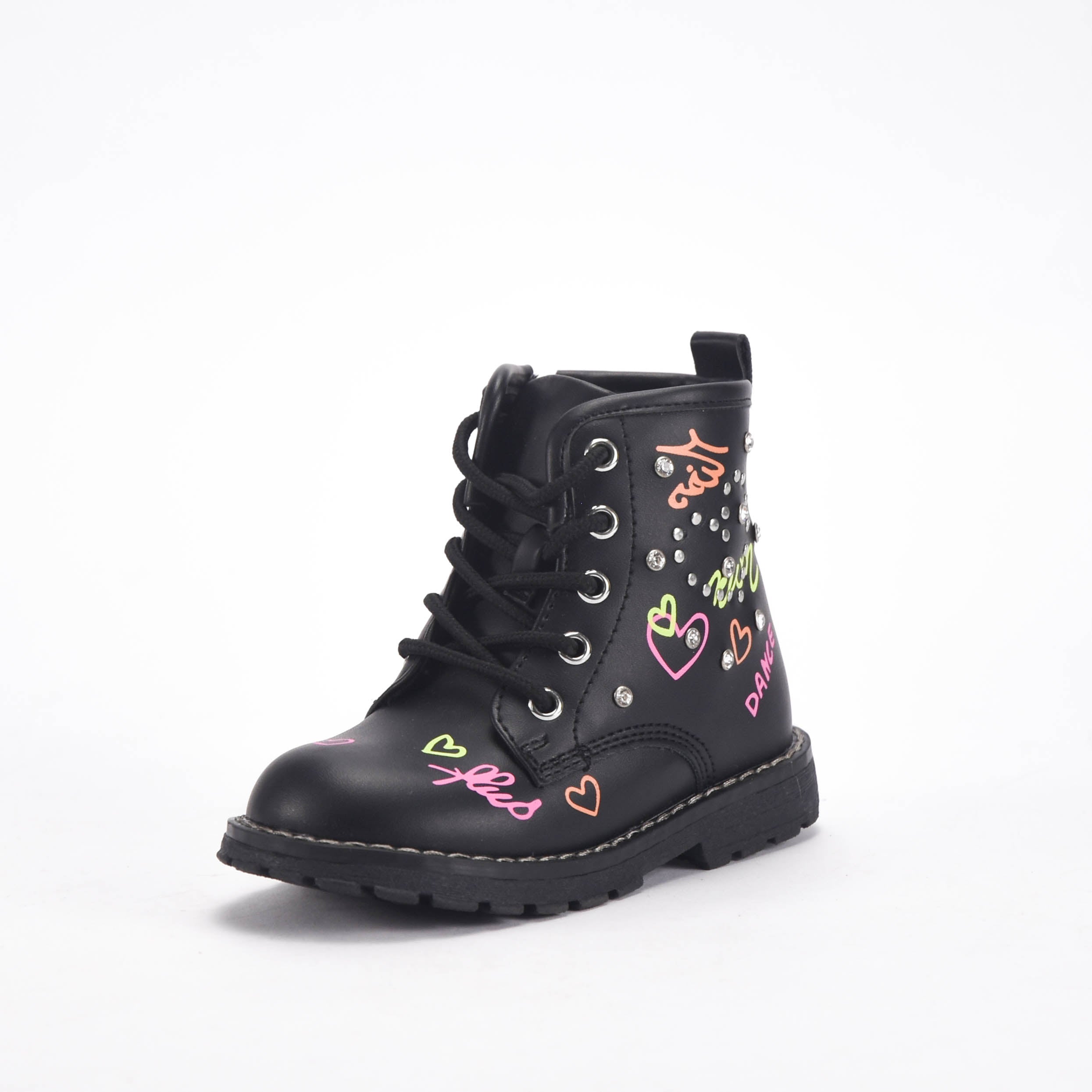 Chicco Bottines à Cœurs et Strass pour Fille