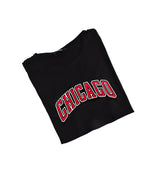 T-shirt 2 NOIR ET ROUGE  CHICAGO