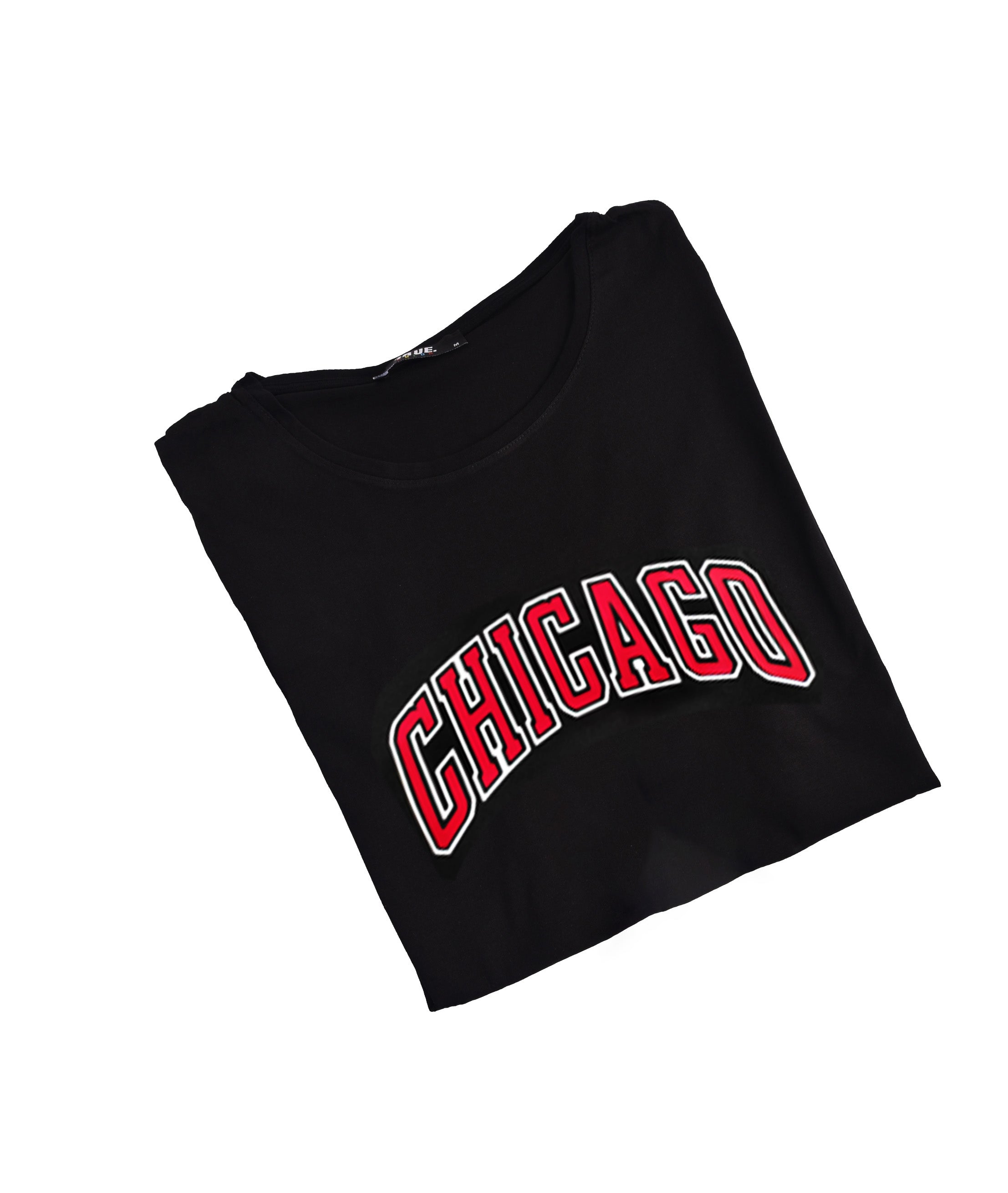 T-shirt 2 NOIR ET ROUGE  CHICAGO