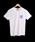 T-shirt balnc 1 petite poche