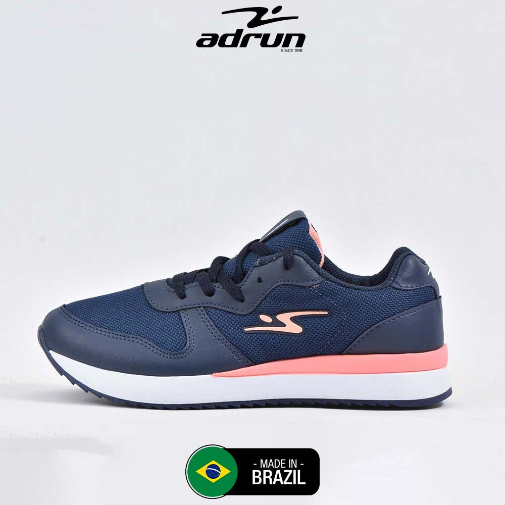 Adrun Baskets Sneakers Confortables Femme Bleu