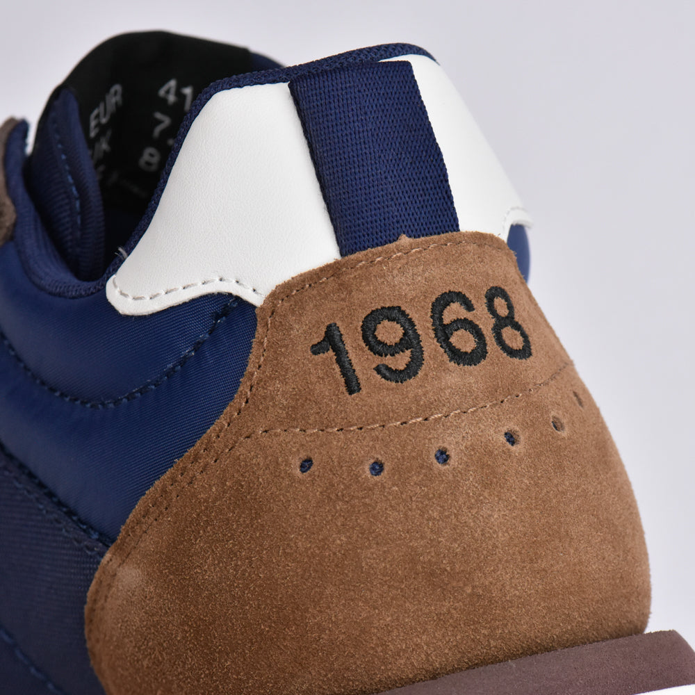 SUN68 Baskets Ally Solid en Daim et Textile Homme