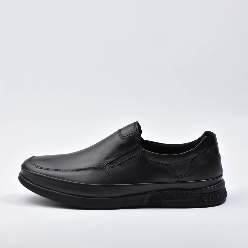 MOCASSINS CUIR NOIR﻿ 1