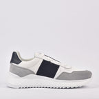 HARMONT AND BLAINE SCARPA UOMO CAMOSCIO - TEX FABRIC GRIGIO - BIANCO﻿ 4