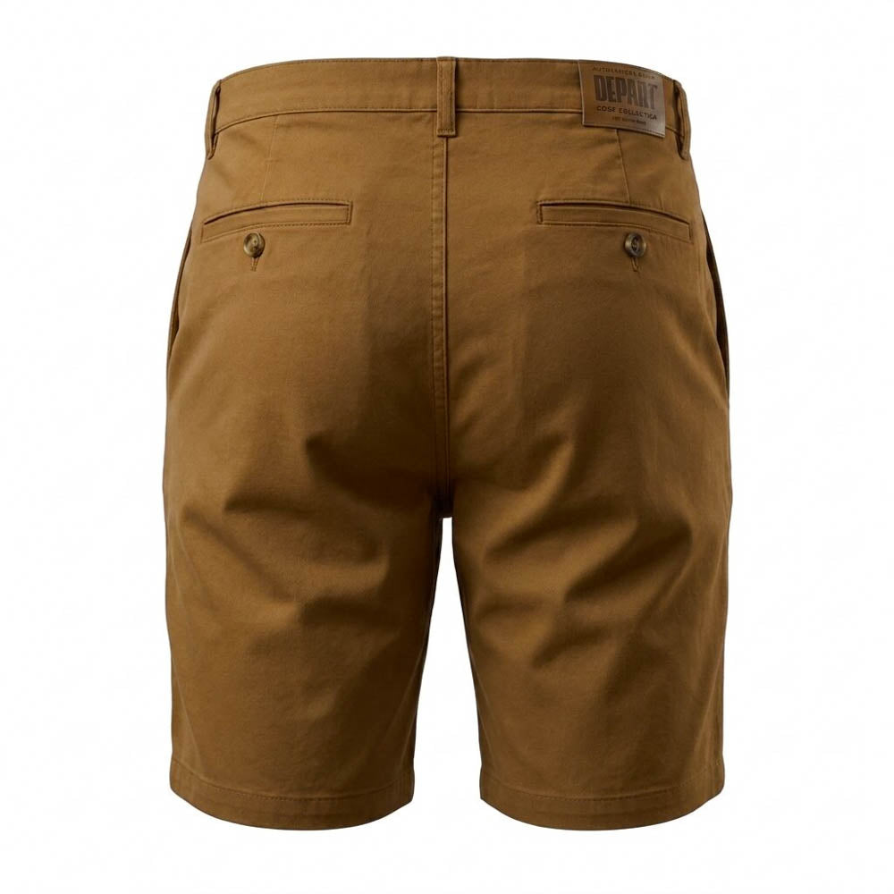 Depart Short Chino Marron Homme Élégant