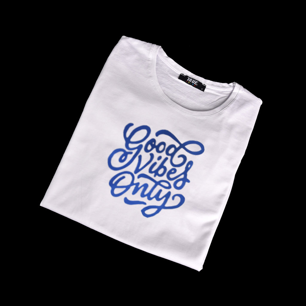 True Color T-shirt Imprimé Good Vibes Homme