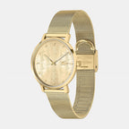 Montre Lacoste Bracelet Maille Milanaise Dorée Élégante Femme