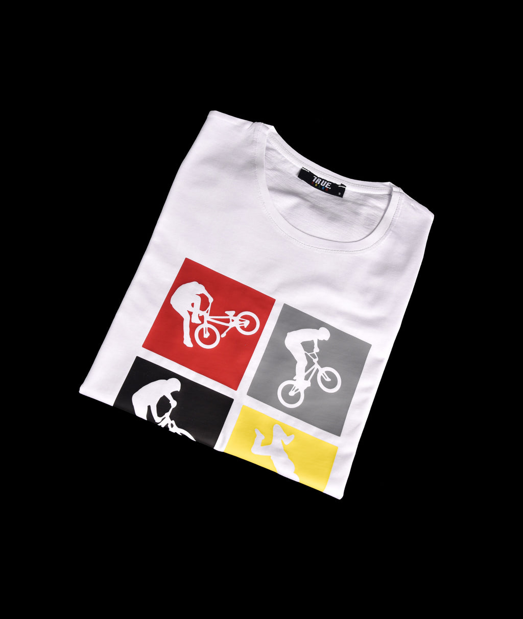 T-shirt BLANC MOTIF VELO