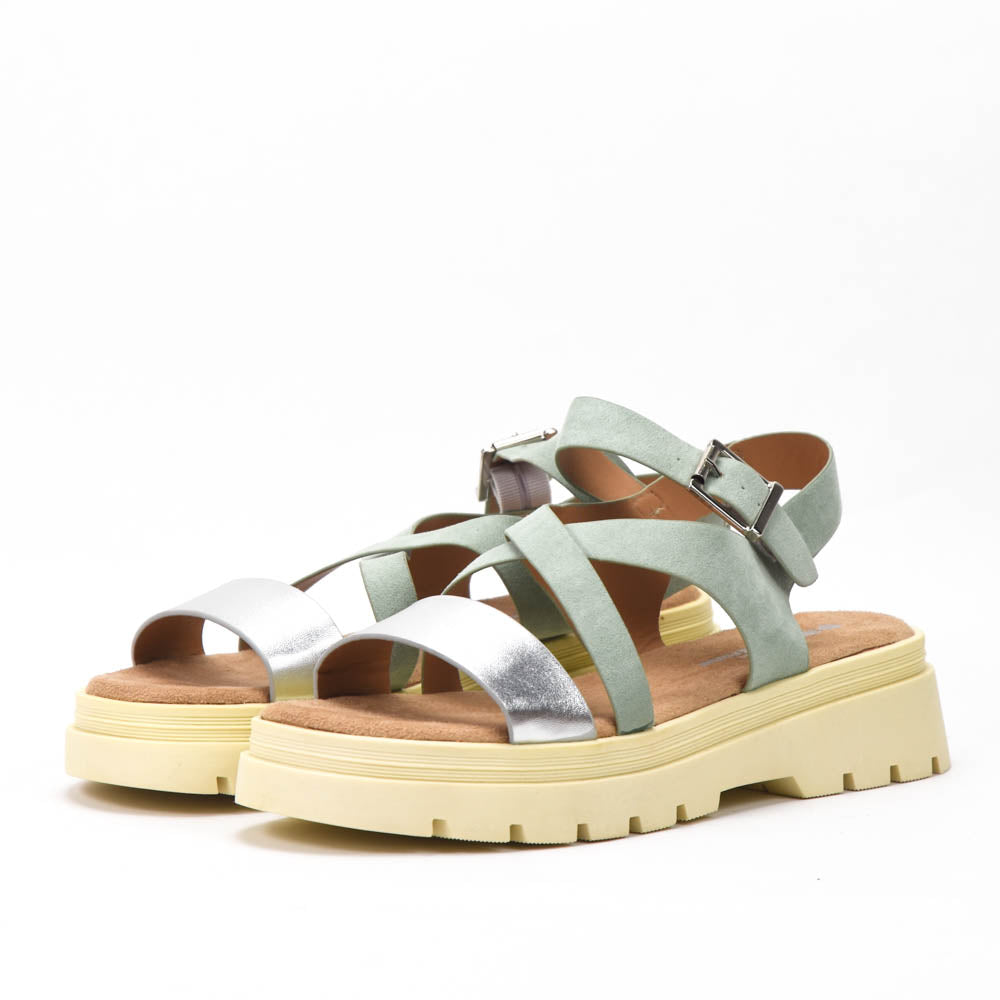 Kimland Sandales Plateforme Multicolores Fille