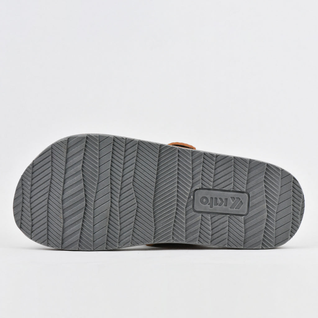 Kito Claquettes Boucle Confortables Homme