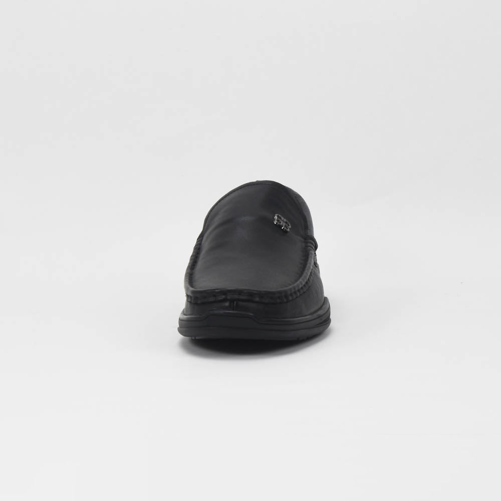 Septwolves Mocassins Cuir Noir Élégants Homme