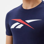 Reebok T-shirt Sport Logo Vector Coton Homme