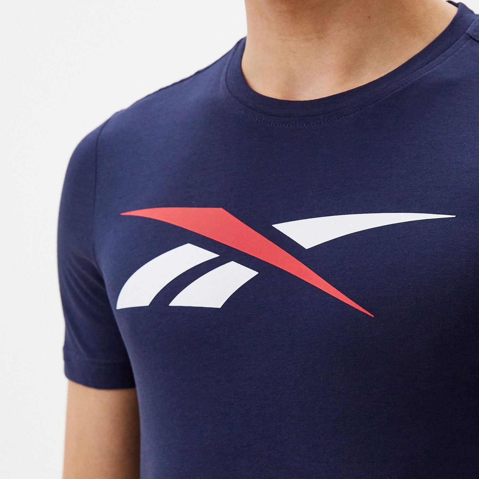 Reebok T-shirt Sport Logo Vector Coton Homme