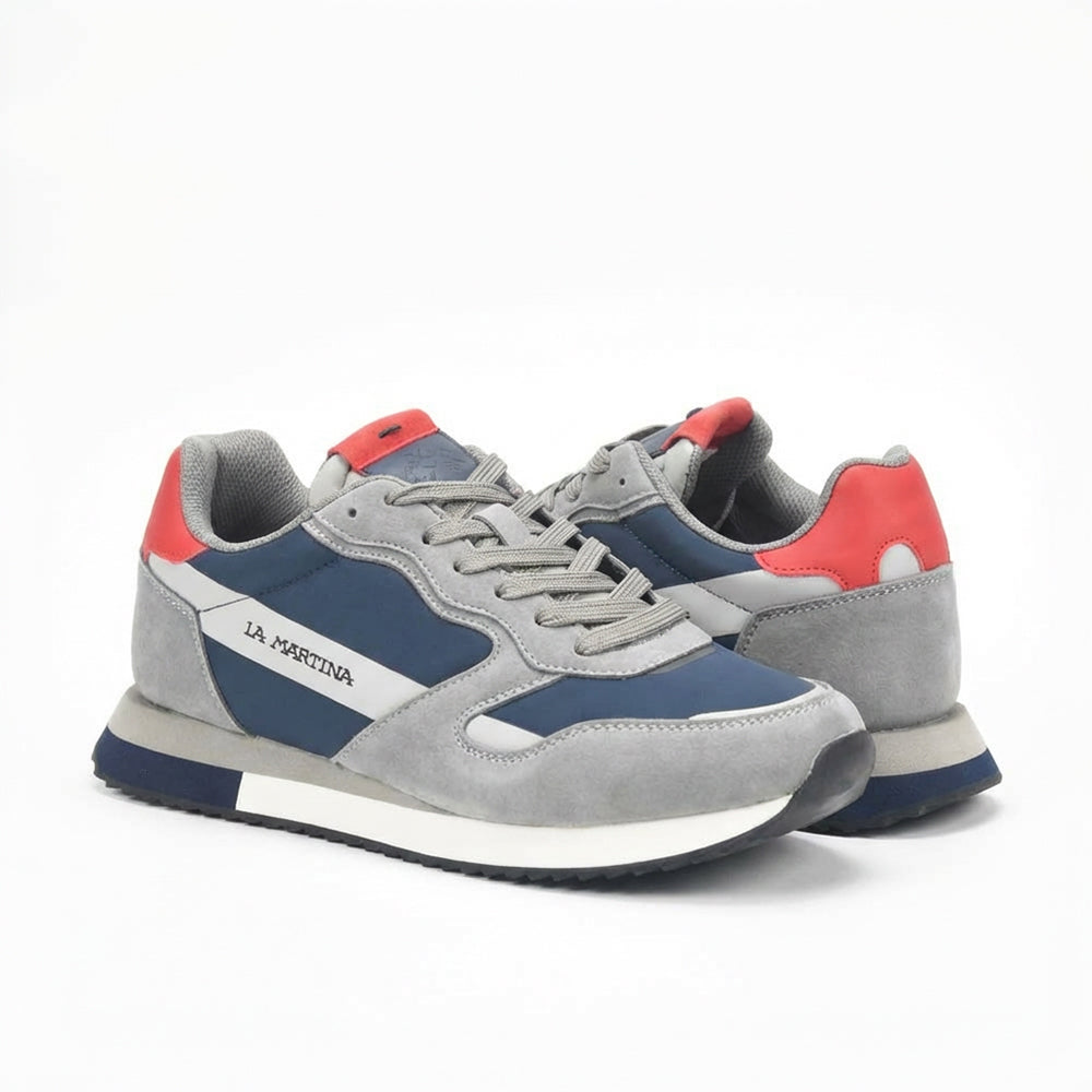 La Martina Baskets Basses Style Sportif Homme