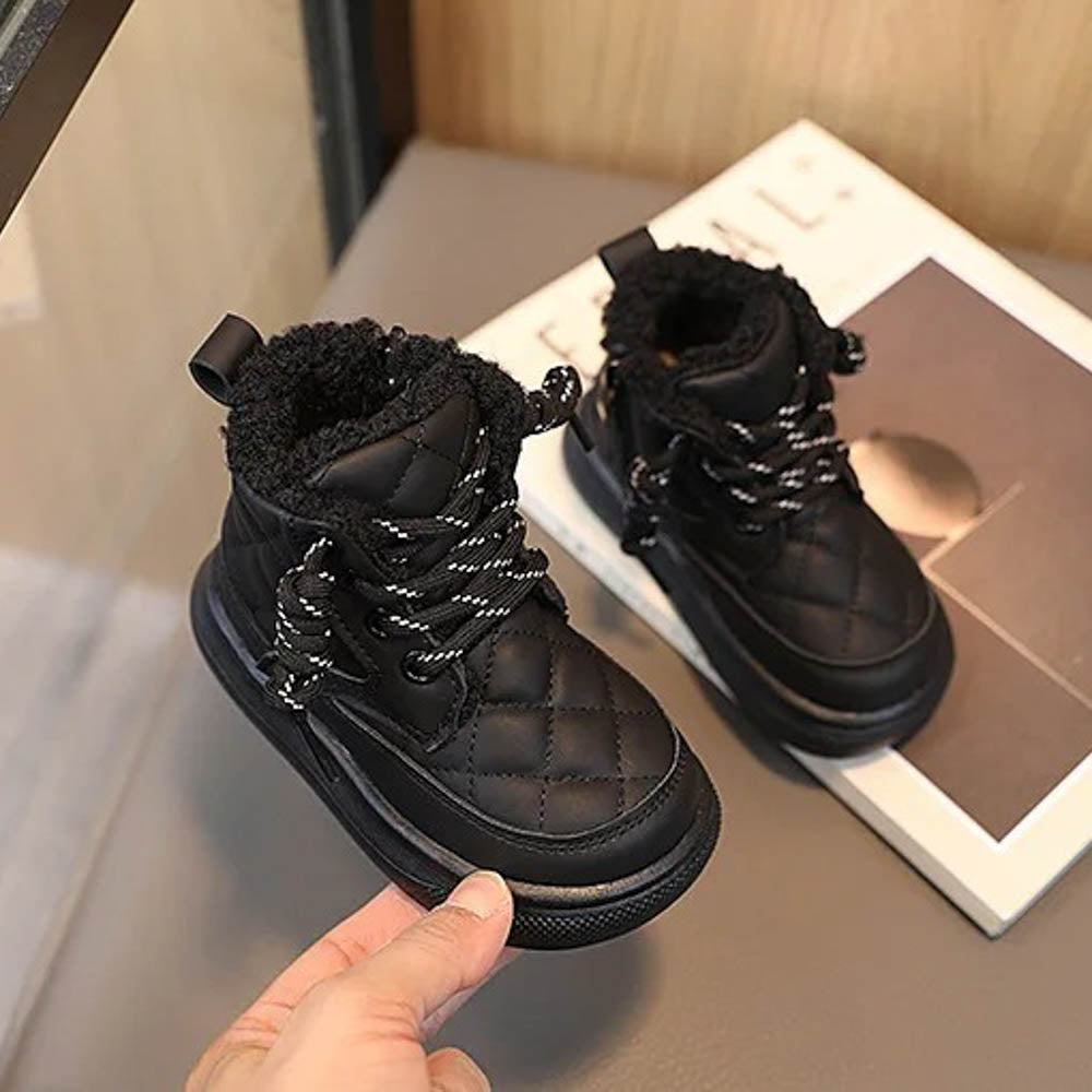 Bottes de neige imperméables Noir Enfants﻿ 2