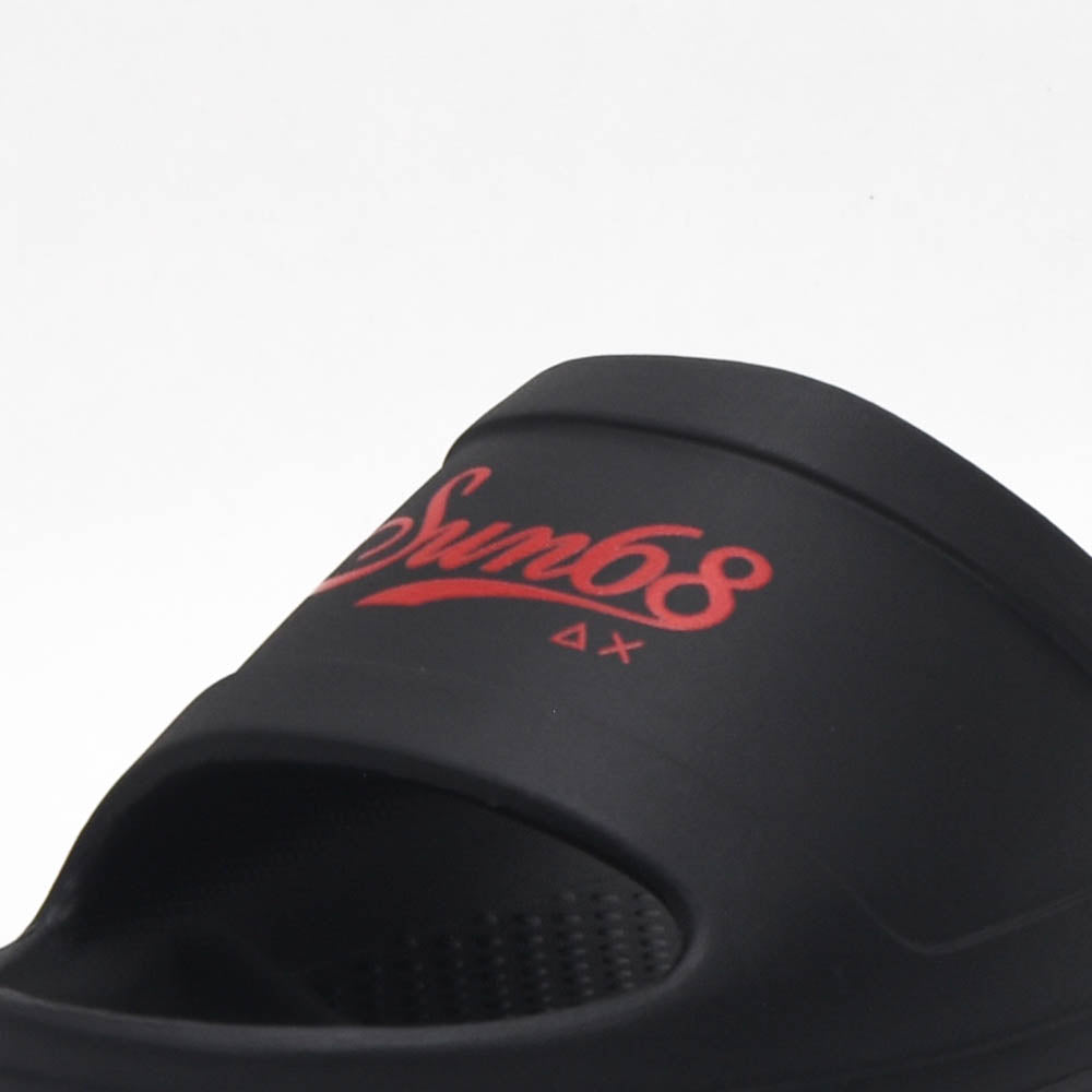 SUN68 Claquettes Logo Contrasté Confortables Homme