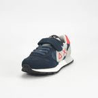 SUN68 Baskets Sneakers à Scratch Enfant Bleu Marine