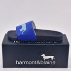 Harmont & Blaine Claquettes Logo Homme Bleu