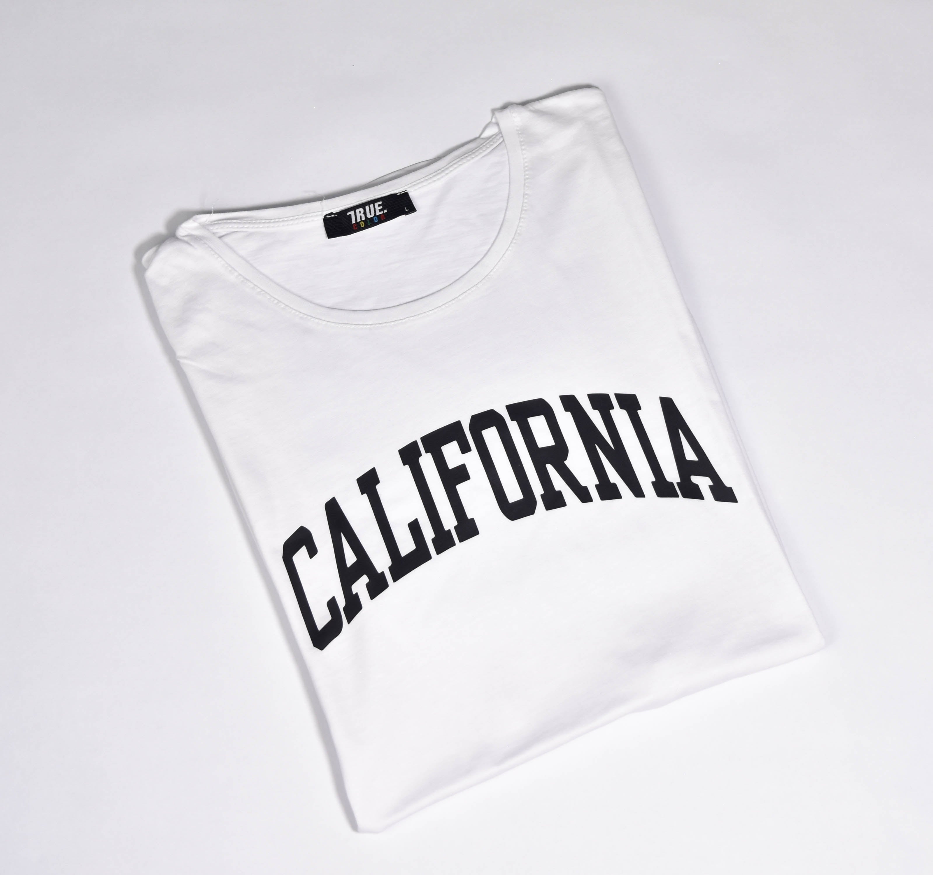 Kimland T-shirt Blanc Imprimé California Homme