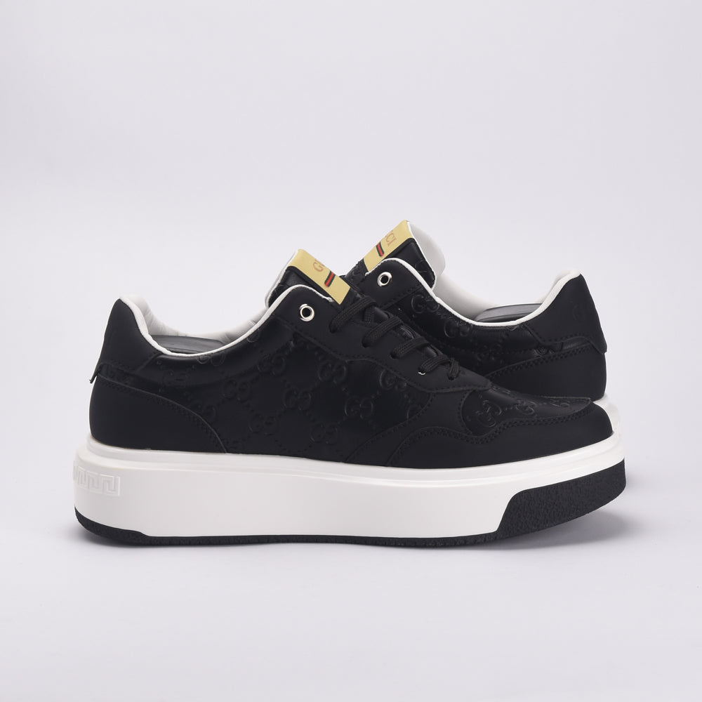 Kimland Baskets Plateforme Élégantes Noir Femme