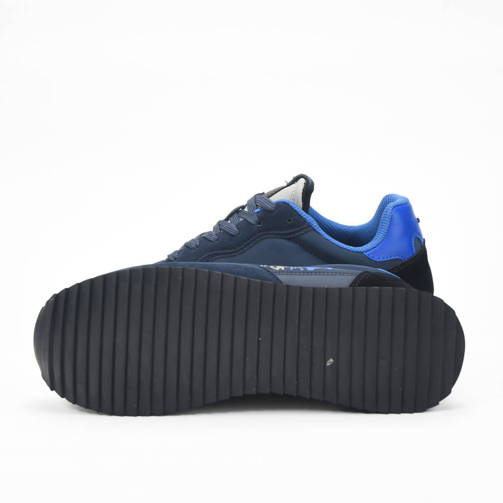 La Martina Baskets Basses Cuir et Daim Élégantes Homme