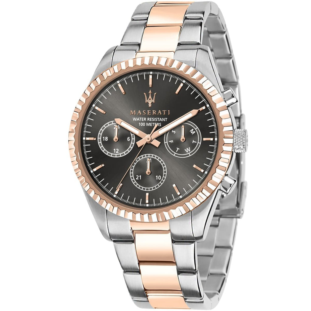 Maserati Competizione Montre Chronographe Élégante Homme