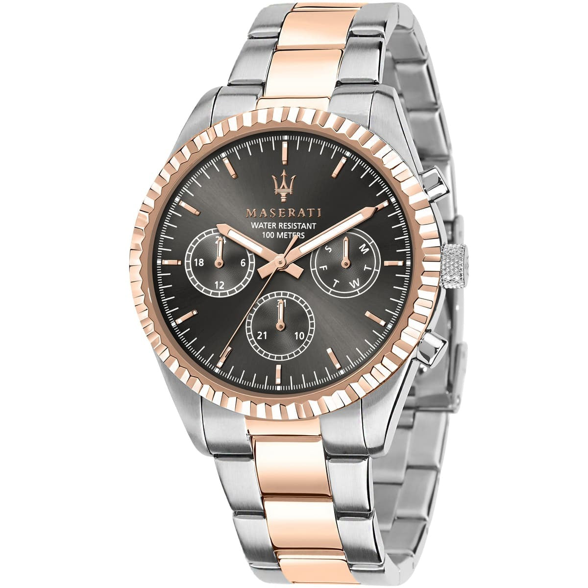 Maserati Competizione Montre Chronographe Élégante Homme