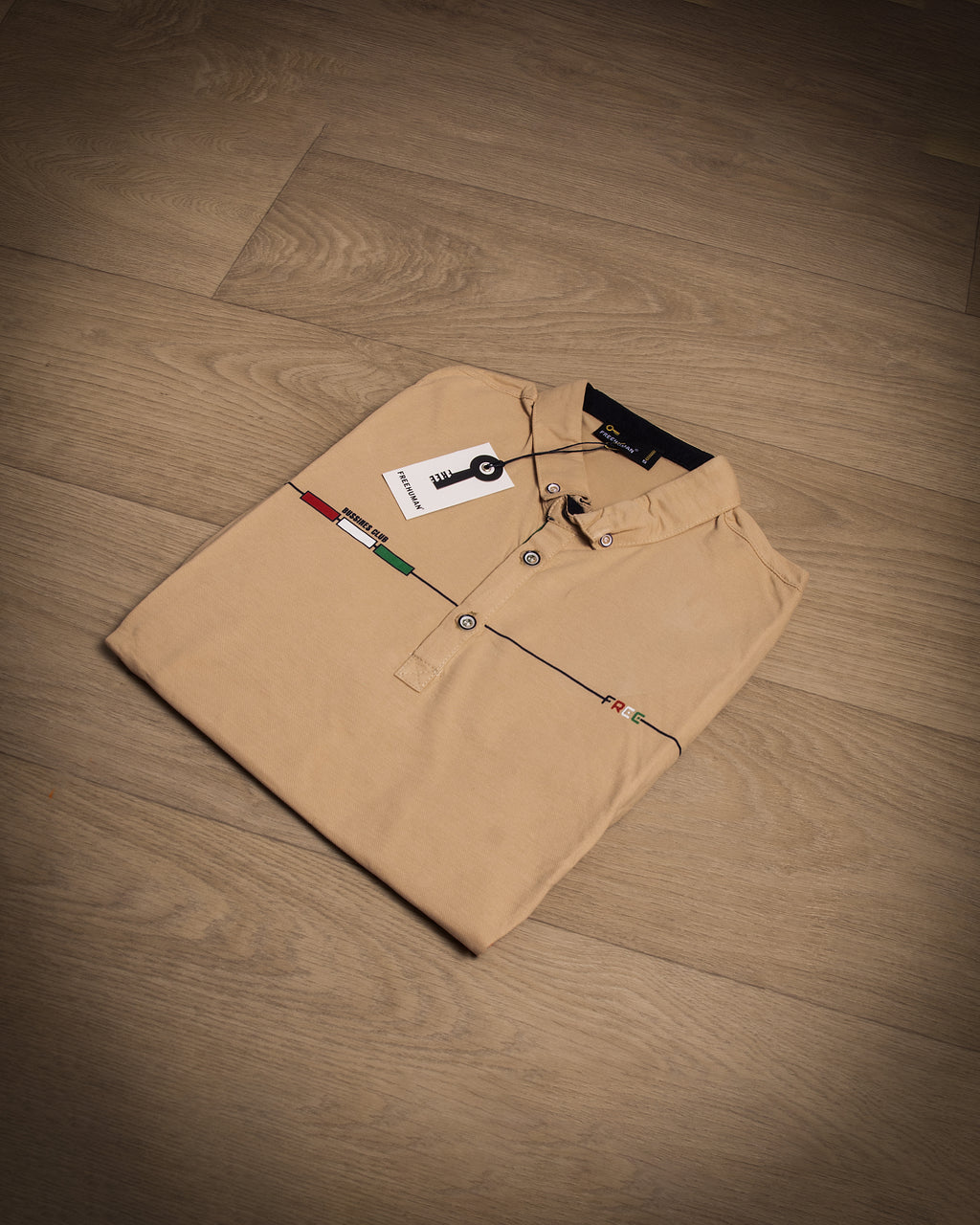 Kimland Polo Classique Élégant Beige Homme