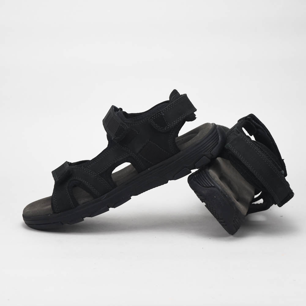 Lumberjack Sandales Confortables Homme Noir
