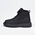 Botte imperméables à lacets Noir Enfants ﻿ 4